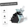 Operitacx 20pcs Self-locking Switches for Range Hood Vent Cabinet Straight