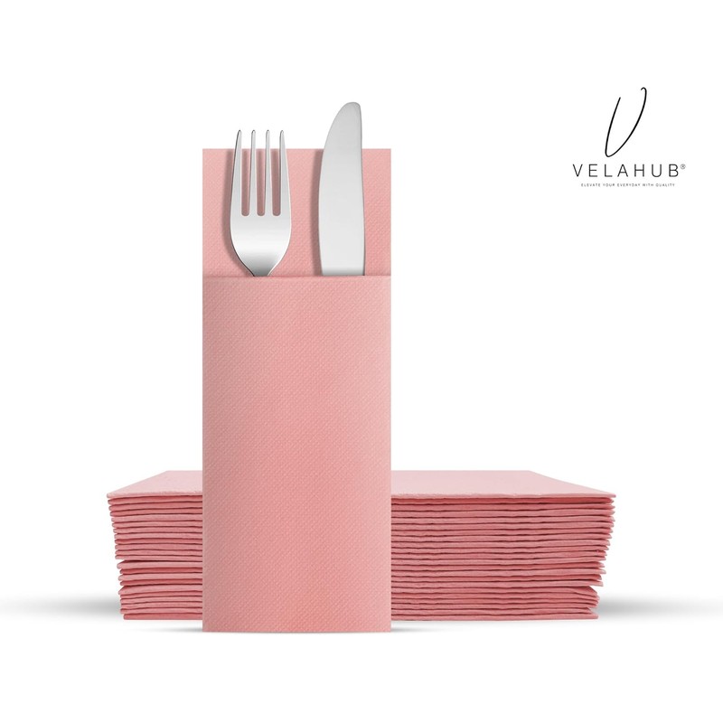 VelaHub Airlaid 50 Cutlery Personal Care, High-quality, disposable napkin, 32x40