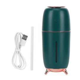 USB Intelligent Spray Humidifier with Night Light Air Humidification for Office Desktop CarGreen