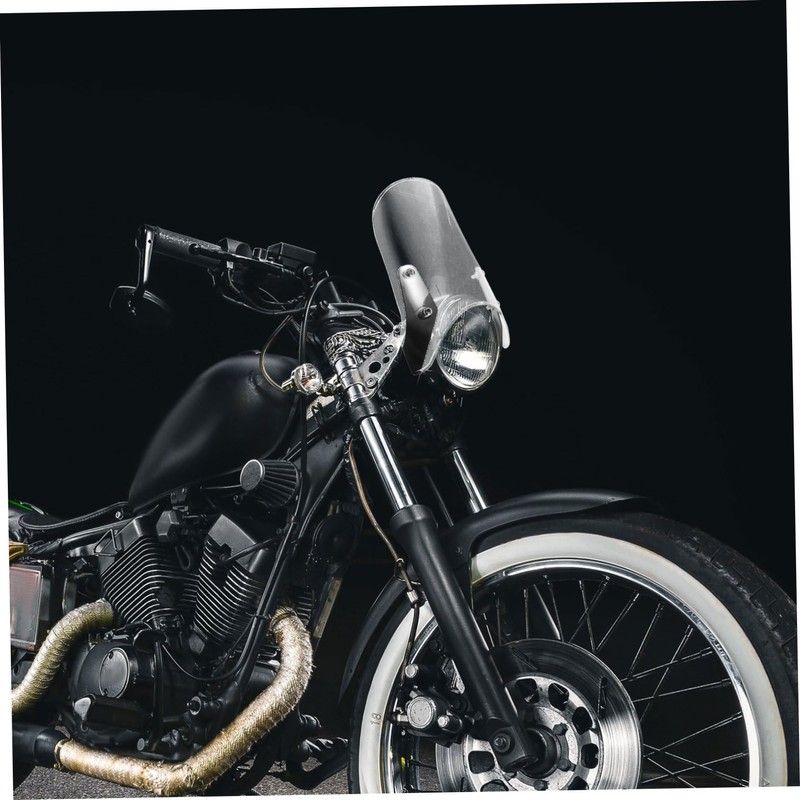 iplusmile Motorcycle Windshield Windscreen Easy Installation Compatible Models Construction Wind
