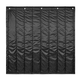 Sound Absorbing Blanket, 48"H x 48"W Sound Dampening Curtain, Reduce Noise and Blackout, Recording Studio Acoustical Treatments, 0.4" Thickness, Black