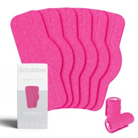 Scrubber 6-Pack Microfiber Replacement Mop Pads for Schenley Steam Mop Cleaner, Washable & Reusable, Compatible with Schenley Steam Mop, Accessories for Efficient Cleaning