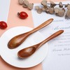 Foyscr Wooden Spoons, 6 Piece Set, for Honey, Tea, Coffee,