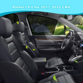 XCBYT Car Window Shades for 2017-2022 CRV - 4 PCS Side Window Sun Shades for Baby, Privacy Car Window Covers with Breathable Mesh - UV Protection, Heat Insulation for Camping Napping Breastfeeding
