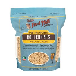 Bob's Red Mill Old Fashioned Regular Rolled Oats, 32 Ounce (Pack of 4)
