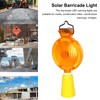 Solar LED Barricade Light Energy Saving LED Warning Safety Light