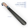 Gukeniu 16.5 Inch Long Handle Shoe Horn for Seniors Men