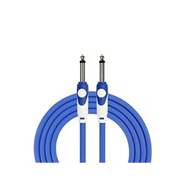 Cable para instrumento Kirlin profesional, 10 metros plug 1/4, LGI201 colores (Azul)