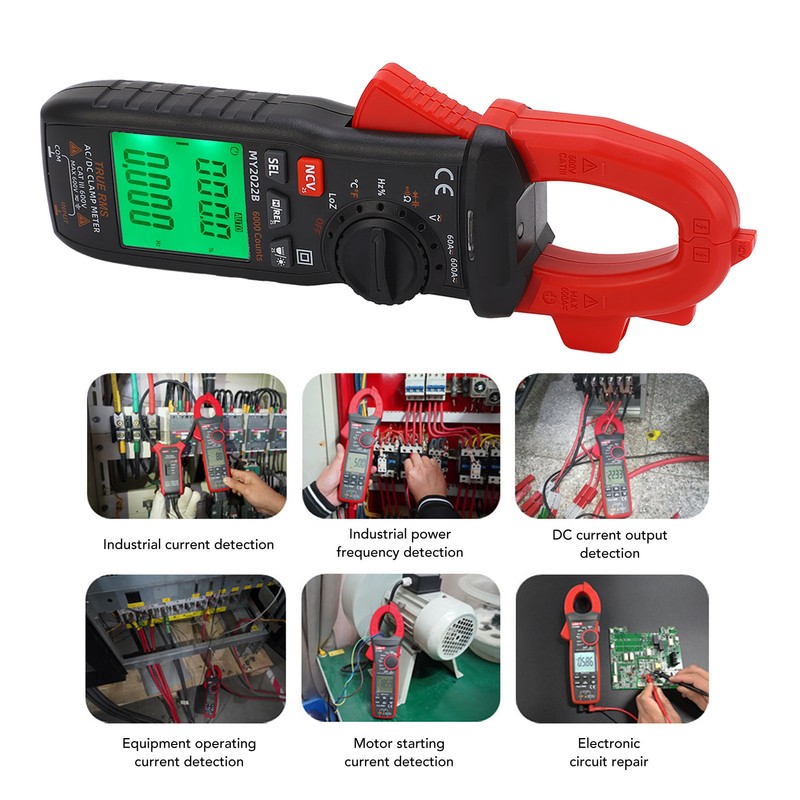 Digital Clamp Meter Smart High Accuracy Multimeter AC DC Current