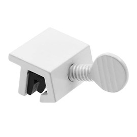 Prime-Line U 105512 Window Lock, Economy, Rubber Insert, White (2 Pack)