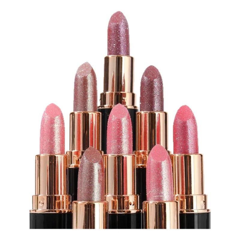 Kit 3 Labiales Metalizados Ultra Brillantes Hidratantes Dura