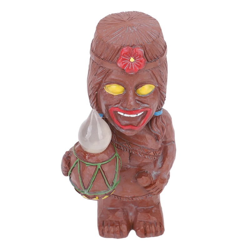 Mayan Smiling Face Totem Solar Light Creative Garden Solar Light