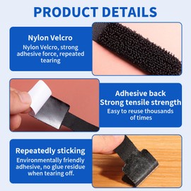 VARKAGE 20 Stück Kabelmanagement unter Schreibtisch, Kabelführung Schreibtisch Kabelbinder Wiederverwendbarer Kabelclip Versteck für Schreibtisch Auto Wand