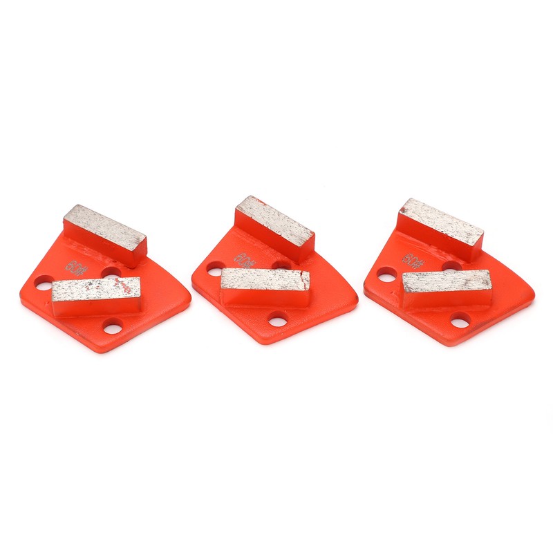 3Pcs Diamond Grinding Shoes Trapezoid Concrete Aggreesive Cutting 2 Long