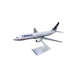 Flight Miniatures Britannia (OC) 737-800 1:200 Scale - Plastic Snap-Fit Model Airplane - Collectible Replica of Britannia Aircraft - Part# ABO-73780H-013