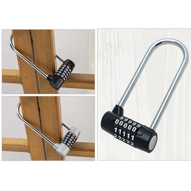 Maizoon Combination Lock Large Lengthened Beam 5 Digital Resettable Code