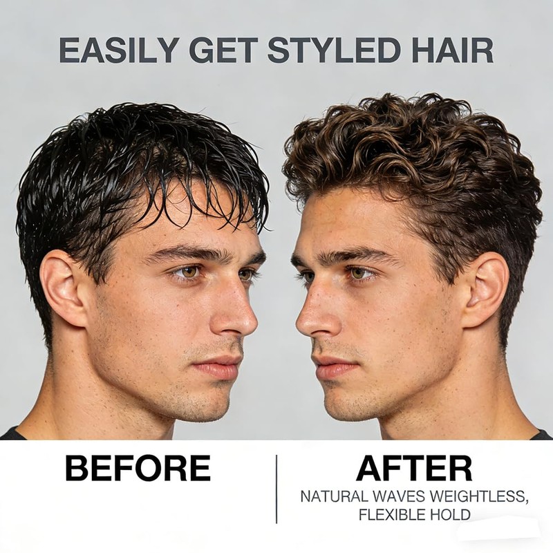 Texture Comb, 2025 Upgrade Voluminous Wide-Toothed Hair Comb, Men's Volumizing