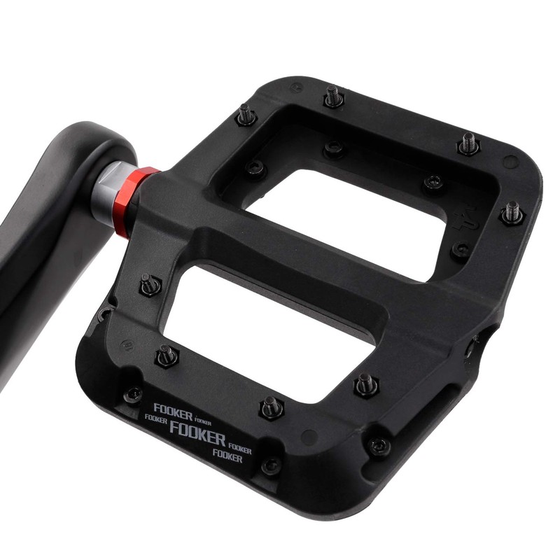 FOOKER MTB Pedals Mountain Bike Pedals 3 Bearing Non-Slip Lightweight