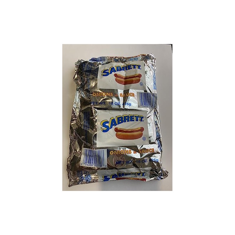 Sabrett Pushcart Style Onions In Sauce, 15 oz by Sabrett