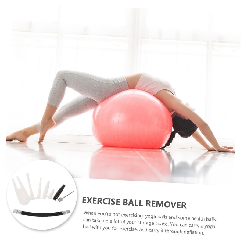 Mipcase 5 Sets Exercise Ball Pin Replacement Kit Durable Stoppers