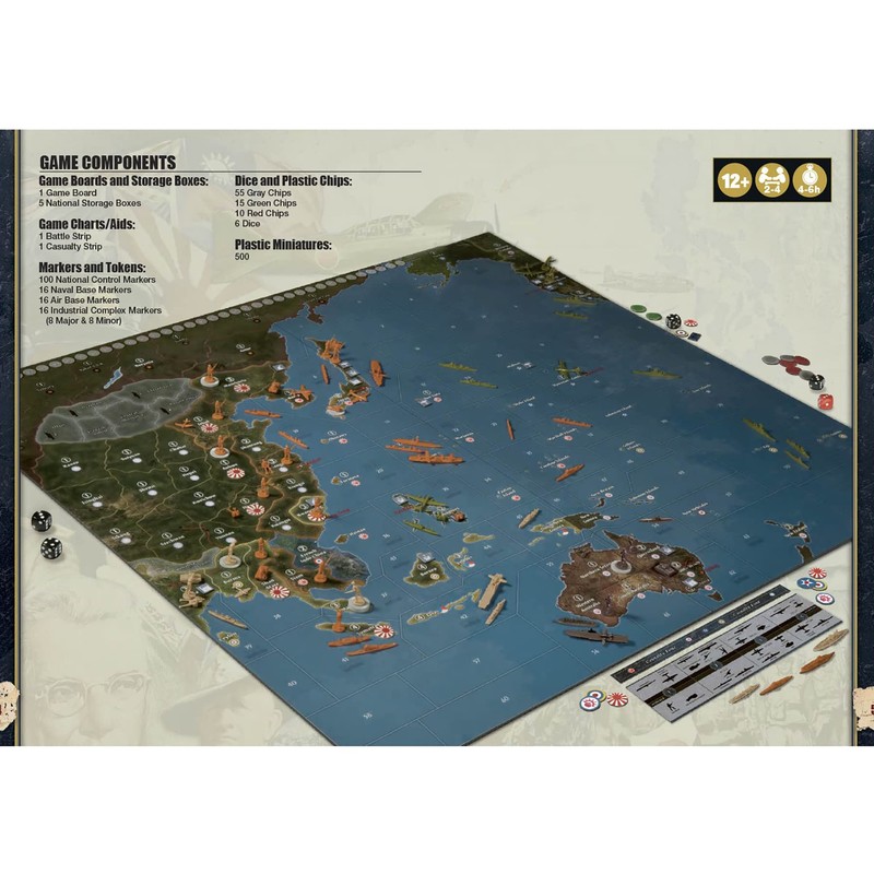 Renegade Game Studios Axis & Allies: 1940 Pacific Second Edition