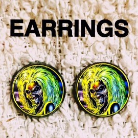 IRON MAIDEN  SIX IMAGES CRYSTAL BRACELETEARRI