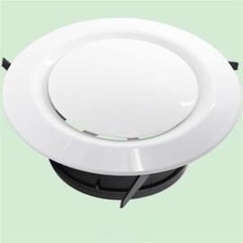 TOTMOX Air Vent Outlet Vent Cover Flange White 75-200 mm Mounting Diameter Adjustable Disc Vent Circle Air Vent Cover