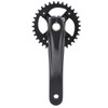 Bike Crank Arm Set Hollow Integrated Single Disc Aluminum Alloy