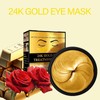 24K Gold Under Patches, Anti-Aging Infused with Collagen and Hyaluronic
