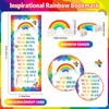 AmazingSpark 60 Sets Back to School Gifts Inspirational Rainbow Retractable