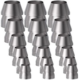 Healvian Axes Claw Hammer Handles Splitting Wedges Metal Wedges Attachment Accessories for Hammer Pack of 18