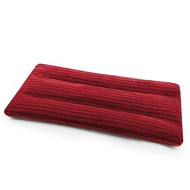 Microwave Heating Pad 6 x 12 Small Heating Pad Microwave, Microwave Bean Bag Heating Pad for Neck and Shoulders, Moist Heat Pack Pillow Warm Compress for Knee, Muscles, Joints, Wrist (Wine Red)