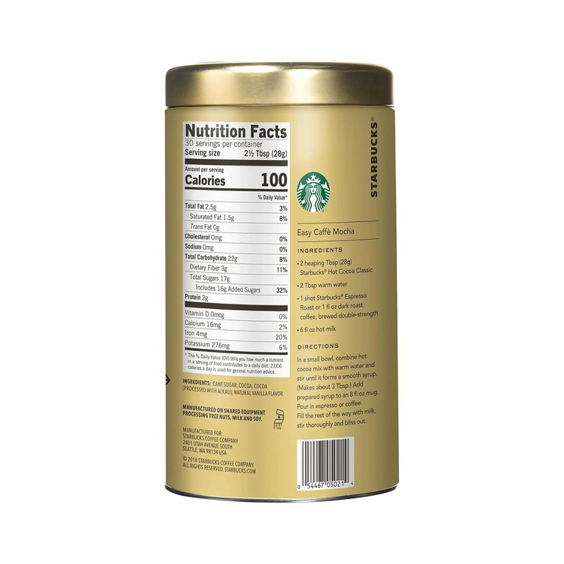 Starbucks Classic Hot Cocoa Mix (30 Ounce (Pack of 3))