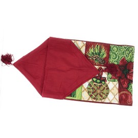 Tache Festive Decorative Christmas Ornaments Table Runner 13X90