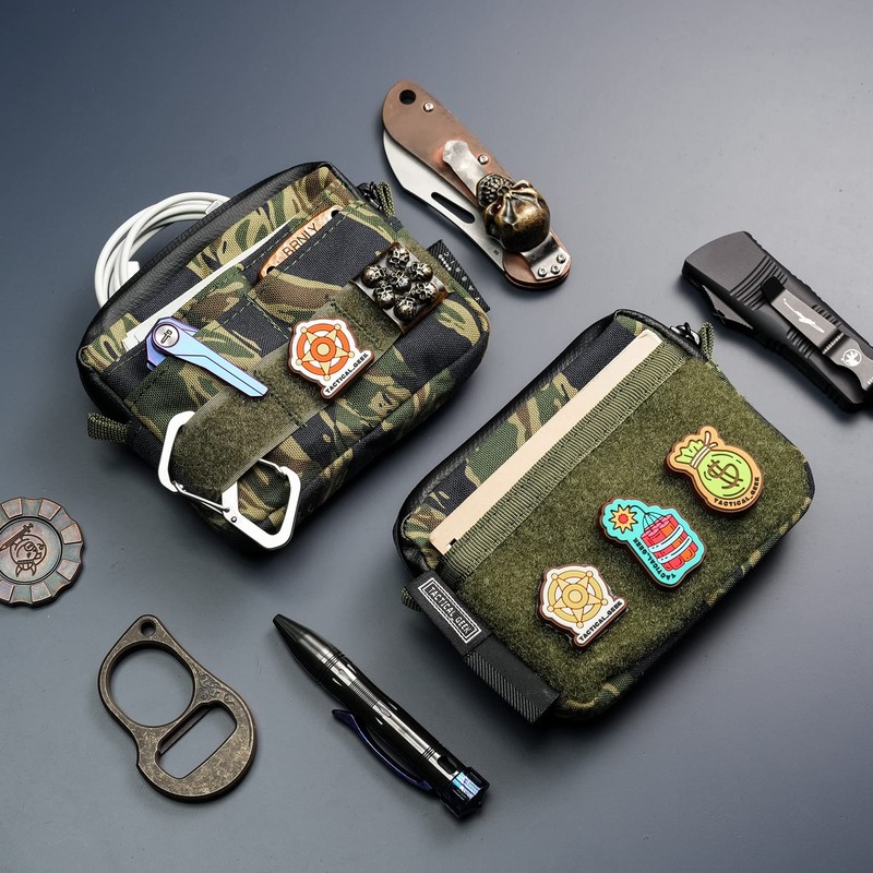 Tactical Geek Storage A3 EDC Pouch Organizer, Nylon Multi-Functional Utility