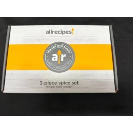 Allrecipes Mexican Spice Blends (Adobo, Carne Asada, Taco Seasoning) Glass Jar