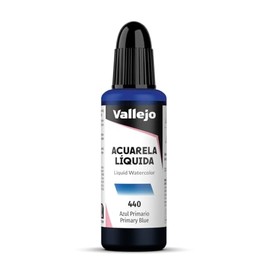Vallejo Liquid Watercolor - Primary Blue, 32 ml