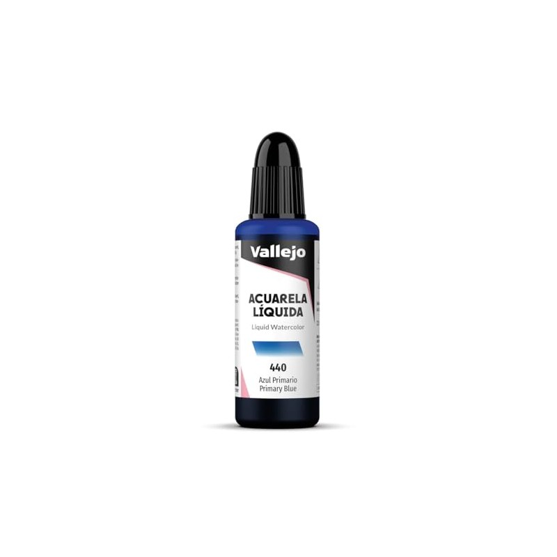 Vallejo Liquid Watercolor - Primary Blue, 32 ml