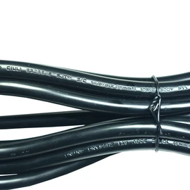 18FT 14AWG 3 Prong Replacement Power Cord, 15 Amp 14 Gauge 3 Conductor Wire Extension Cable with Pigtail Open Wiring End. Black