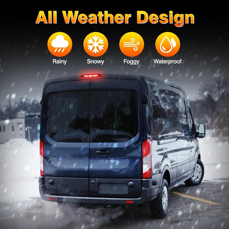 TOP-MAX LED Third Brake Light Compatible with 2015-2023 Ford Transit