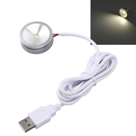 LED Spotlight, 5V USB Dimmable Mini Spotlight, Accent Light for Display Shelves, Artwork, Picture, Painting, Plant, Showcase, Under Cabinet (Netural Light)