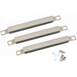 Hongso - Quemador Cruzado de Acero Inoxidable de Repuesto para Modelos selectos de Parrilla de Gas por Centro, Charbroil y Otros 7 1/4 (Paquete de 3)