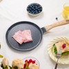 JEETEE Crepe Pan Nonstick, 9.5 Inch Comales Para Tortillas Griddle