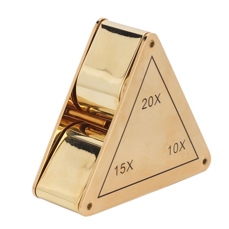 10X 15X 20X Folding Magnifying Glass Portable Pocket Magnifier for