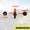 WXQP Sprinter Rear View Side Mirror Turn Signal Corner Bulb