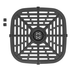 21cm Oilless Fryer Grill Plate Versatile Stainless Steel Even Heating Oilless Cooker Grill Pan for Home Cooking