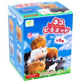 Cat Pyramid Figure, Box of 1