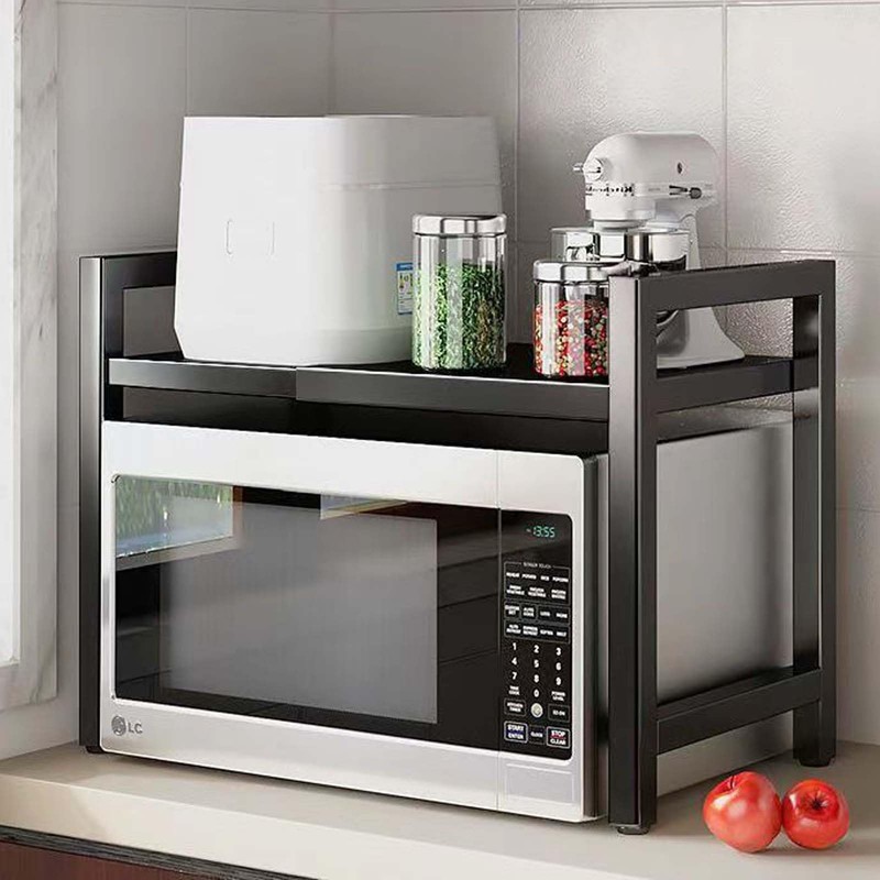 LUCKY KVW Microwave Oven Rack, Microwave stand,Adjustable Shelf with 6