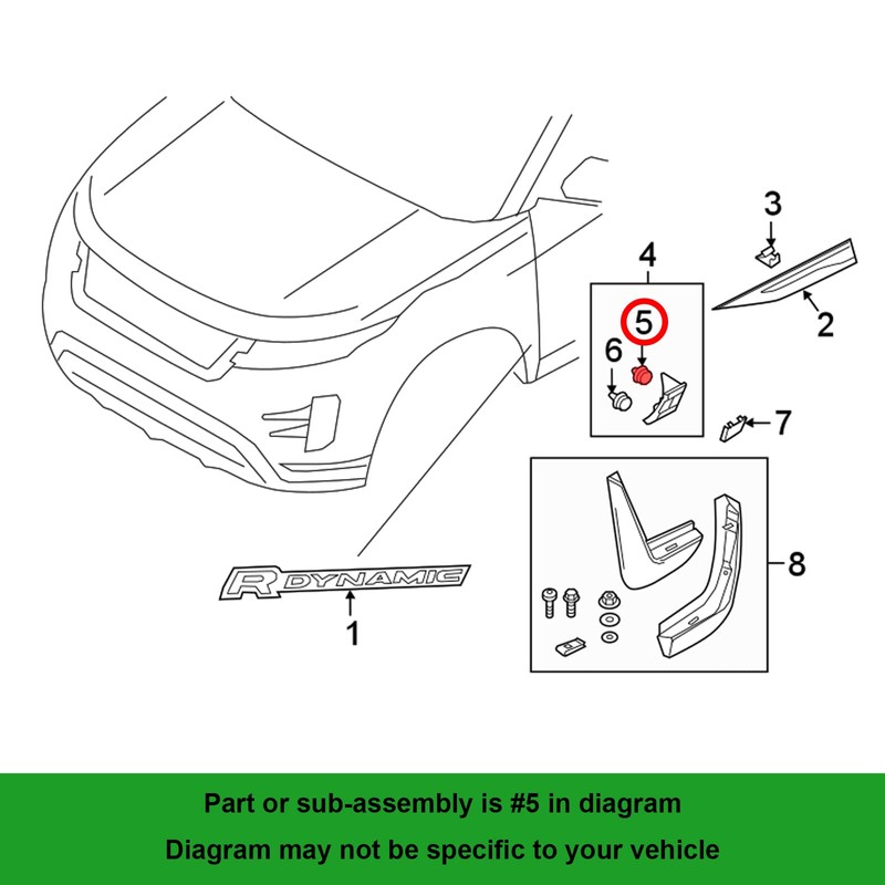 OAUTOO 20PCS Rocker Panel Molding Retainer Door Trim Molding Clips
