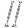 2 Pack Turnbuckle 1/4 M6 304 Stainless Steel Turnbuckles, 1600